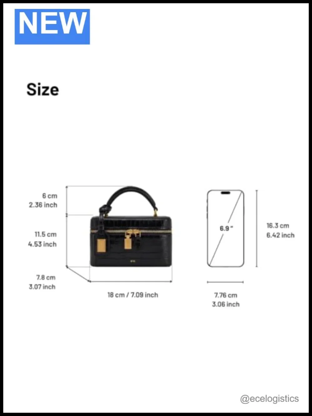 Croc-Embossed Vegan Leather Top Handle Bag Satchel with Detachable Strap